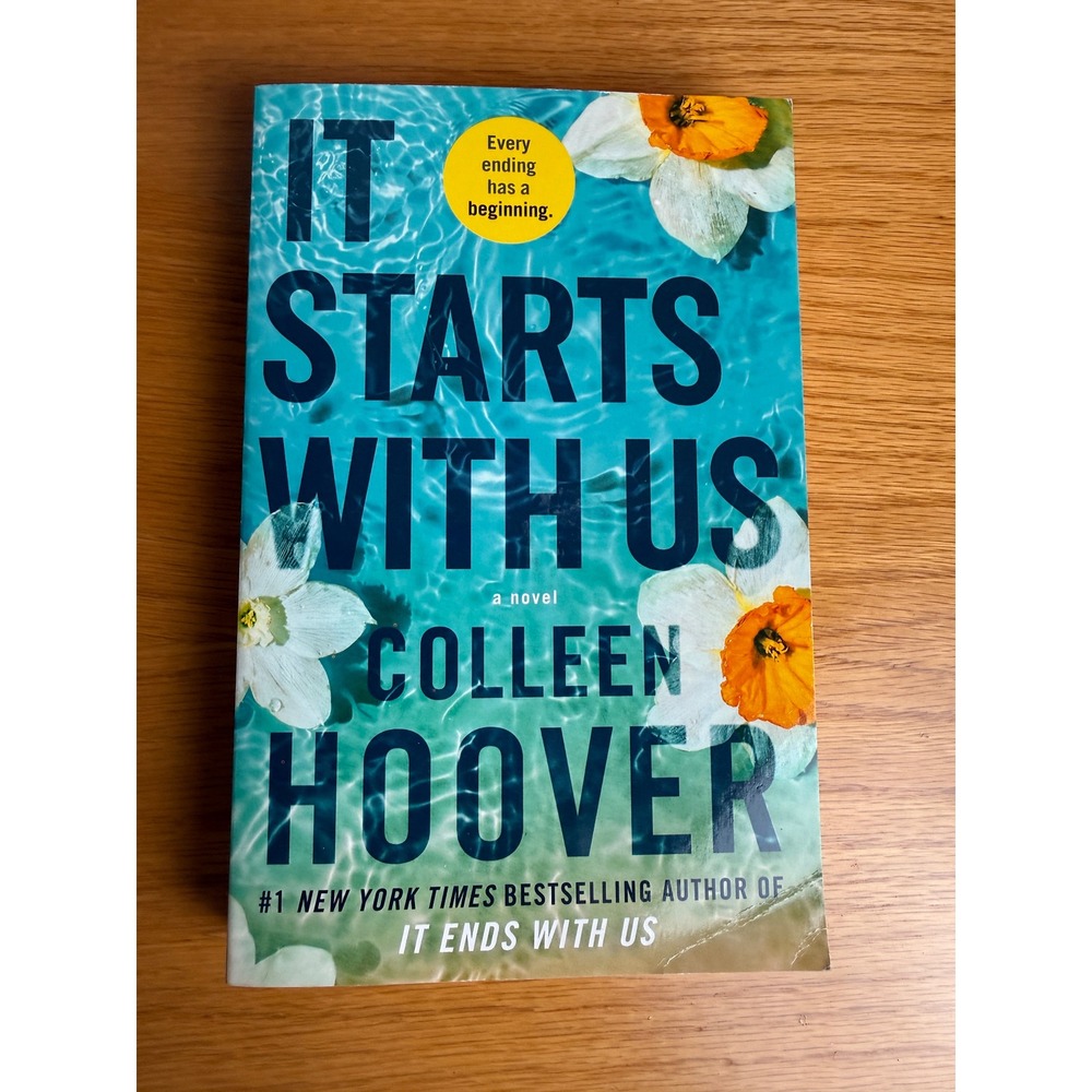 It Starts With Us Colleen Hoover Romance Paperback Novel Blue